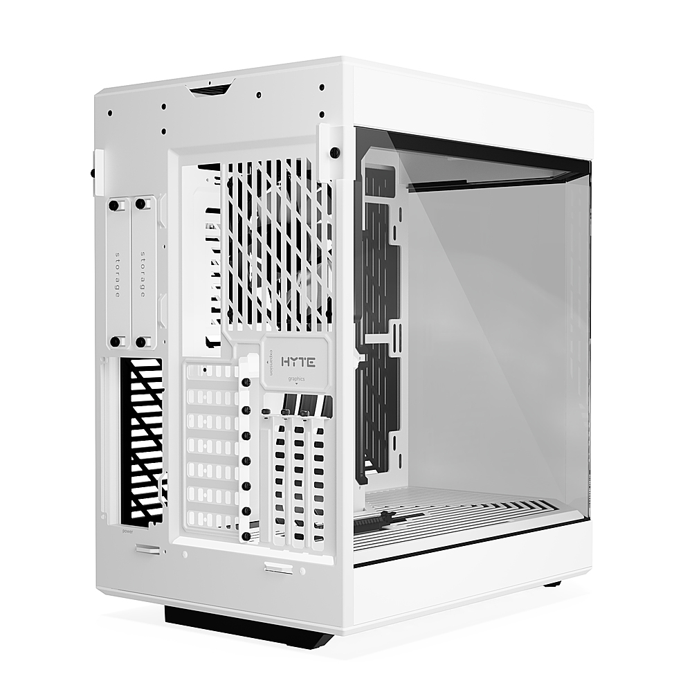 HYTE Y40 ATX Mid-Tower Case with PCIe 4.0 Riser Cable White CS-HYTE-Y40-BW  - Best Buy
