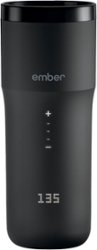 Ember Travel Mug 2+, 12 oz, Temperature Control Smart Travel Mug - Black - Angle_Zoom
