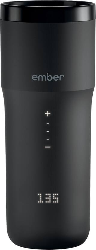 Ember Travel Mug 2+ 12 Oz Smart Temperature Control Stainless Steel Black