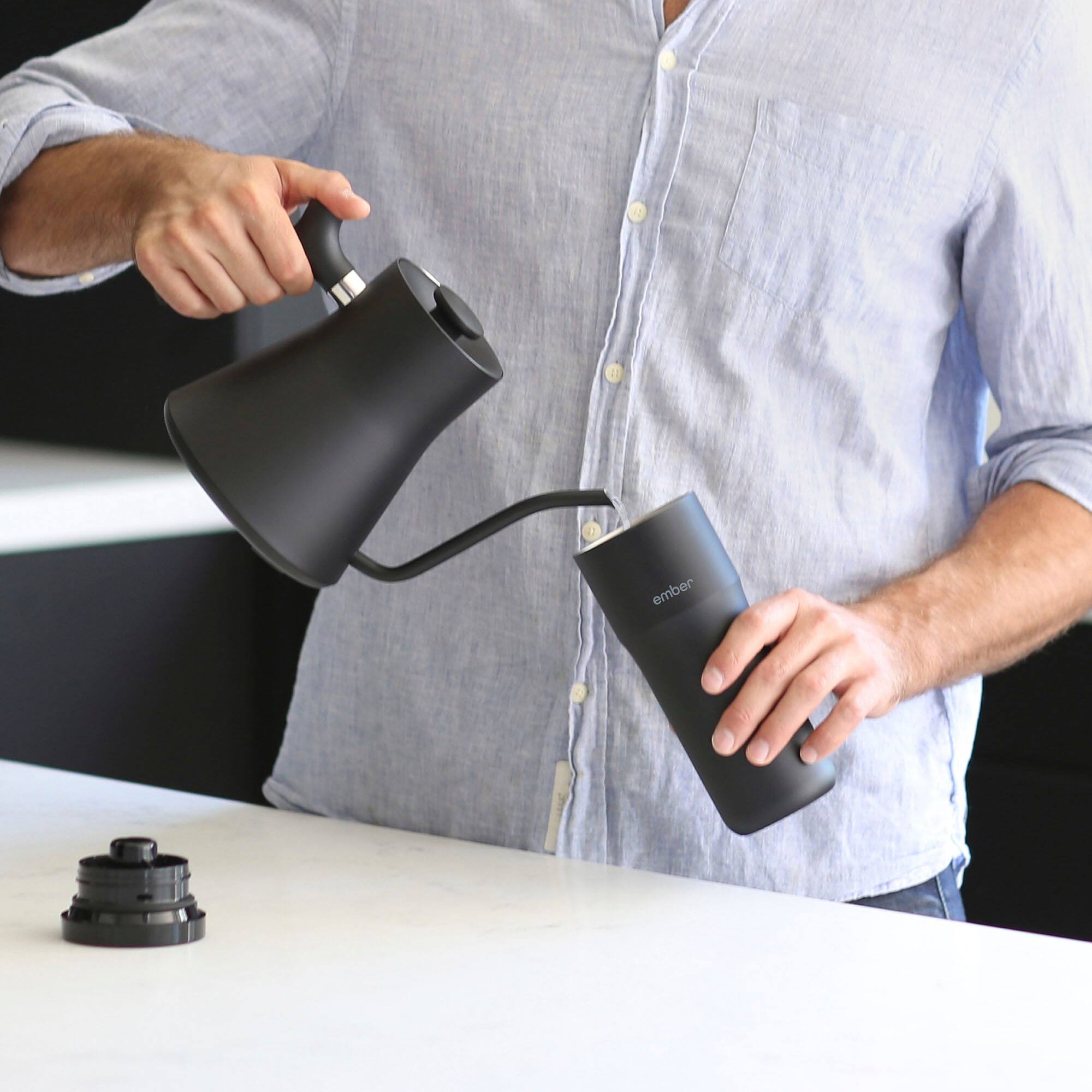 Alt View 12. Ember - Travel Mug 2+, 12 oz, Temperature Control Smart Travel Mug - Black.