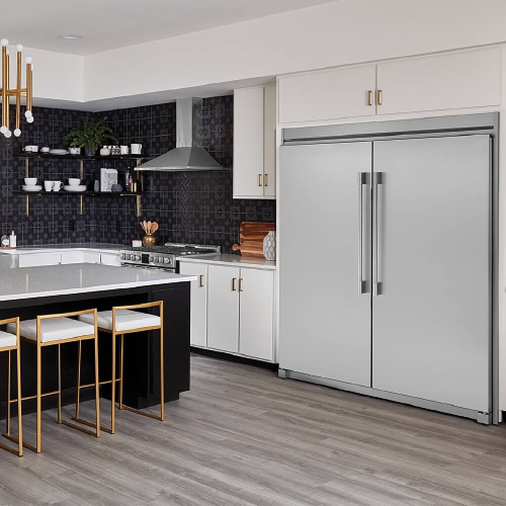 Alt View 11. Frigidaire - 79” Dual Trim Kit for Select Frigidaire Professional Single-Door Refrigerators and Freezers, Flat Design.