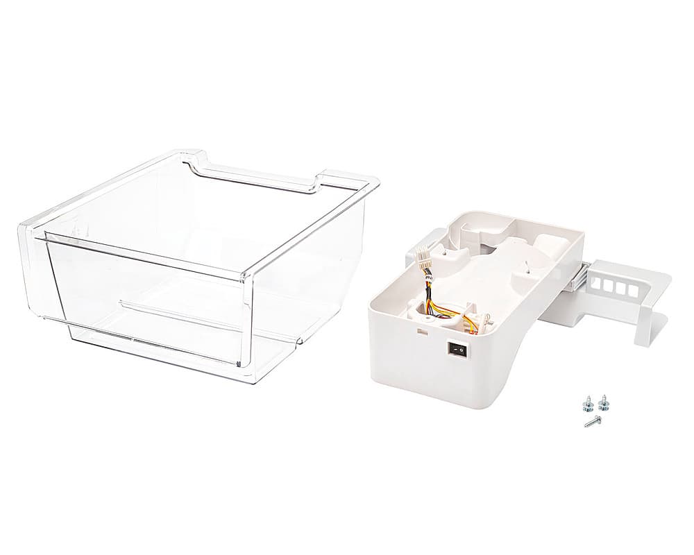 Ice Maker Kit for Select Frigidaire Counter-Depth French Door Bottom Mount Refrigerators - White - Front_Zoom