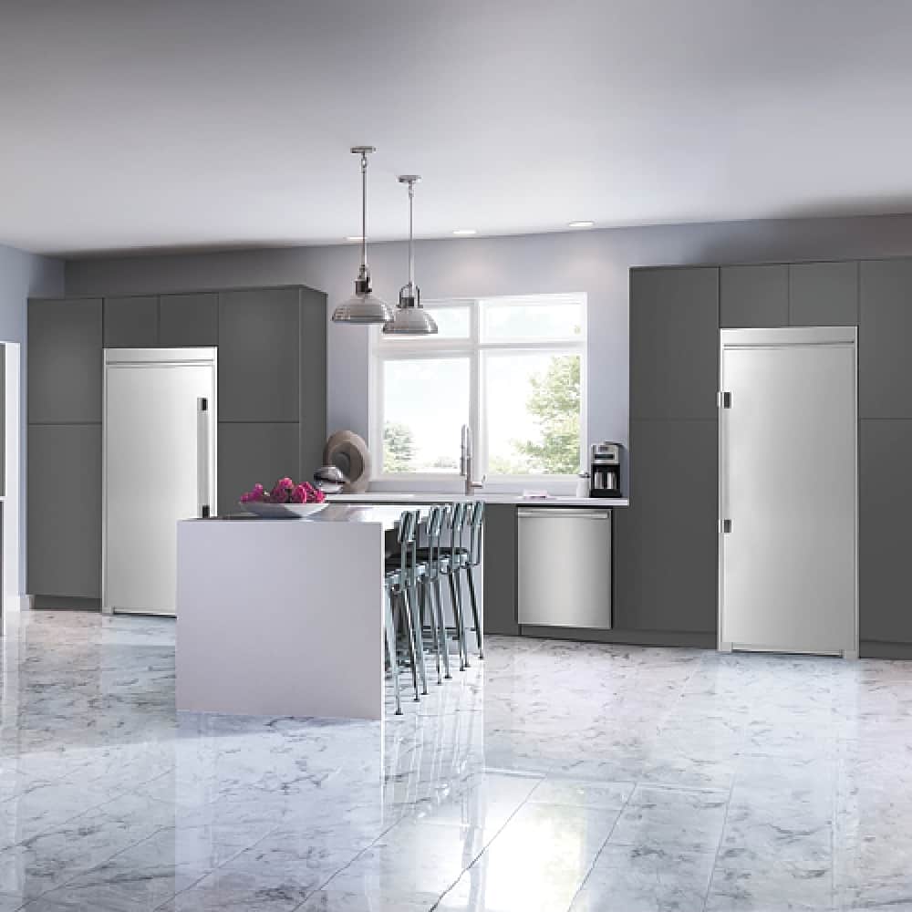 Alt View 11. Frigidaire - 79” Single Trim Kit for Select Frigidaire Professional Single-Door Refrigerators and Freezers, Flat Design.