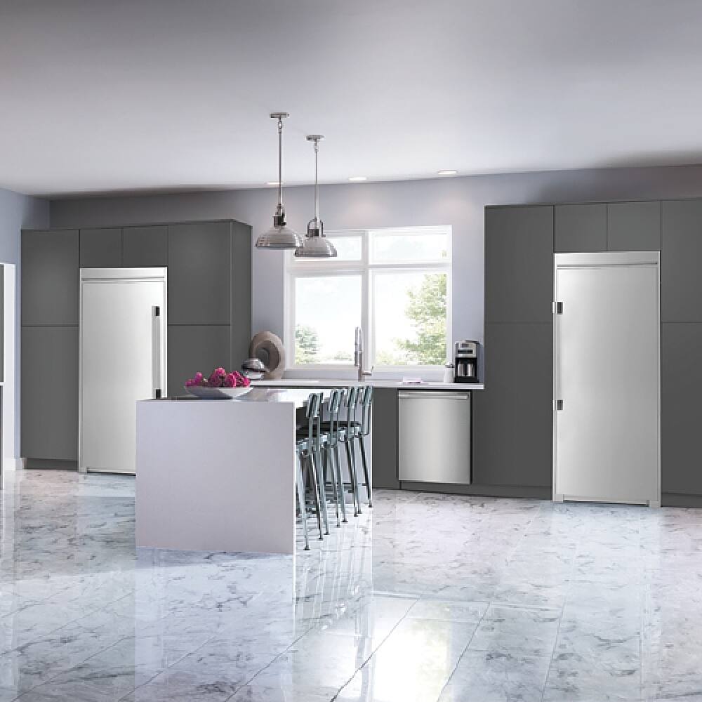 Alt View 11. Frigidaire - 79” Single Trim Kit for Select Frigidaire Professional Single-Door Refrigerators and Freezers, Flat Design.