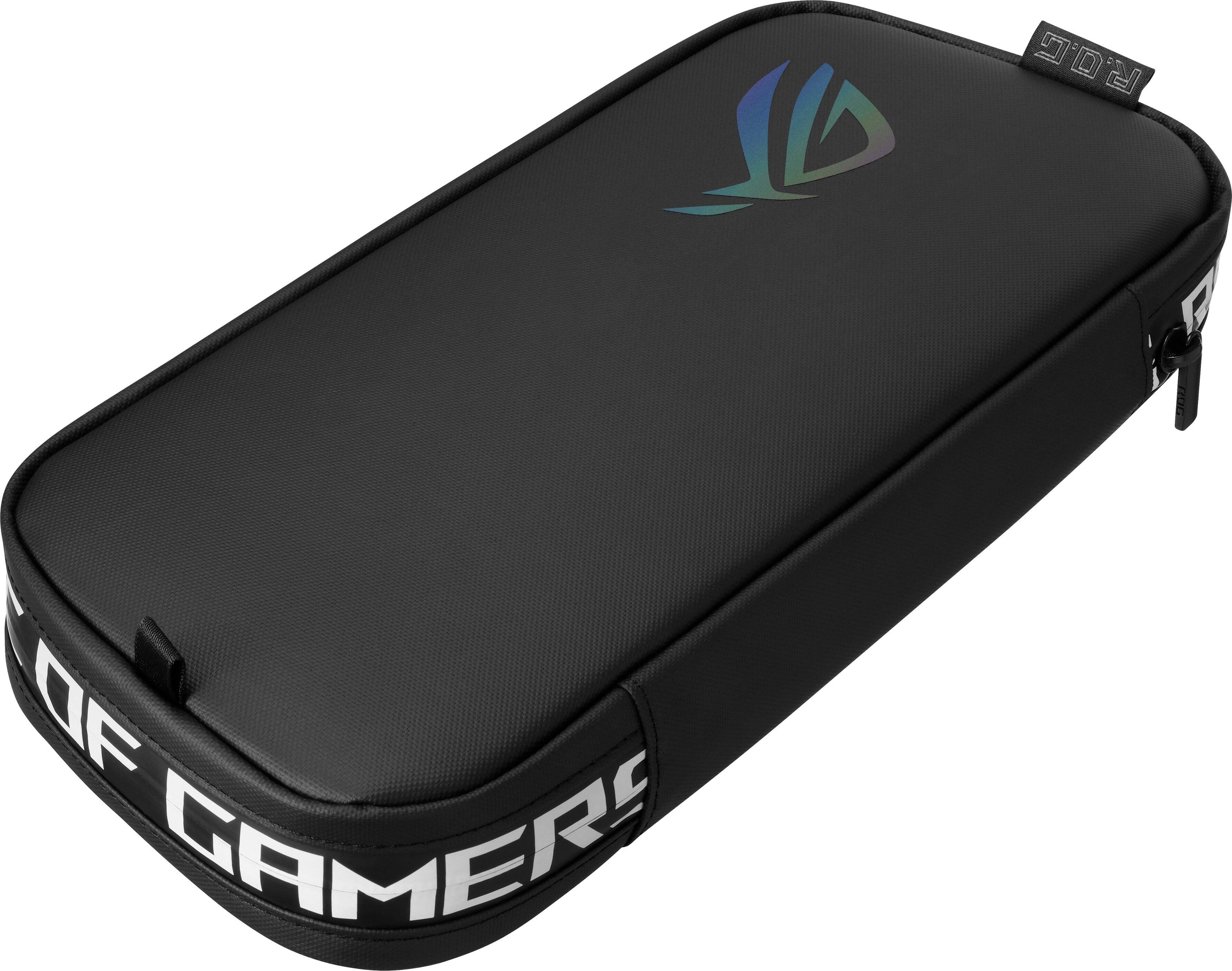 Angle. ASUS - Official ROG Ally Travel Case - Gray.