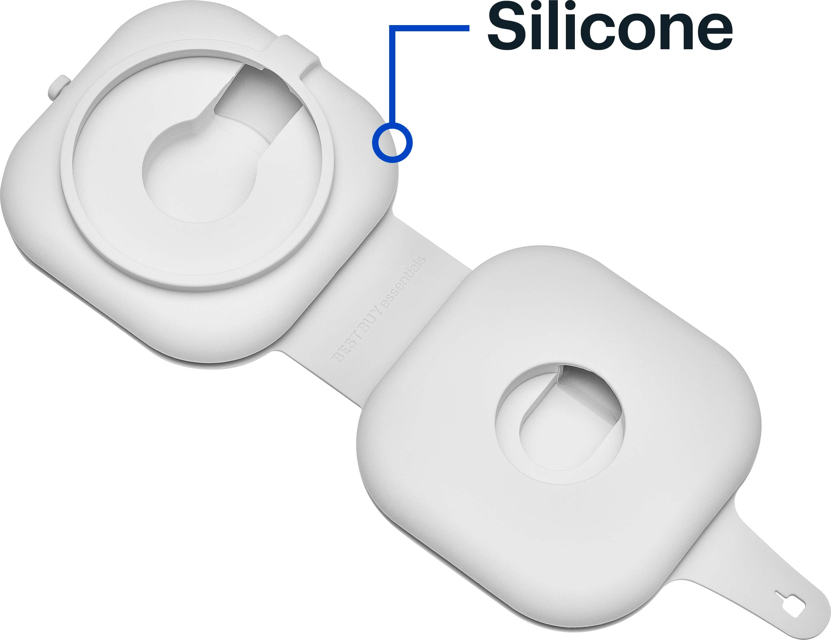 Alt View 15. Best Buy essentials™ - Portable Apple MagSafe & Watch Charger Organizer - Gray.