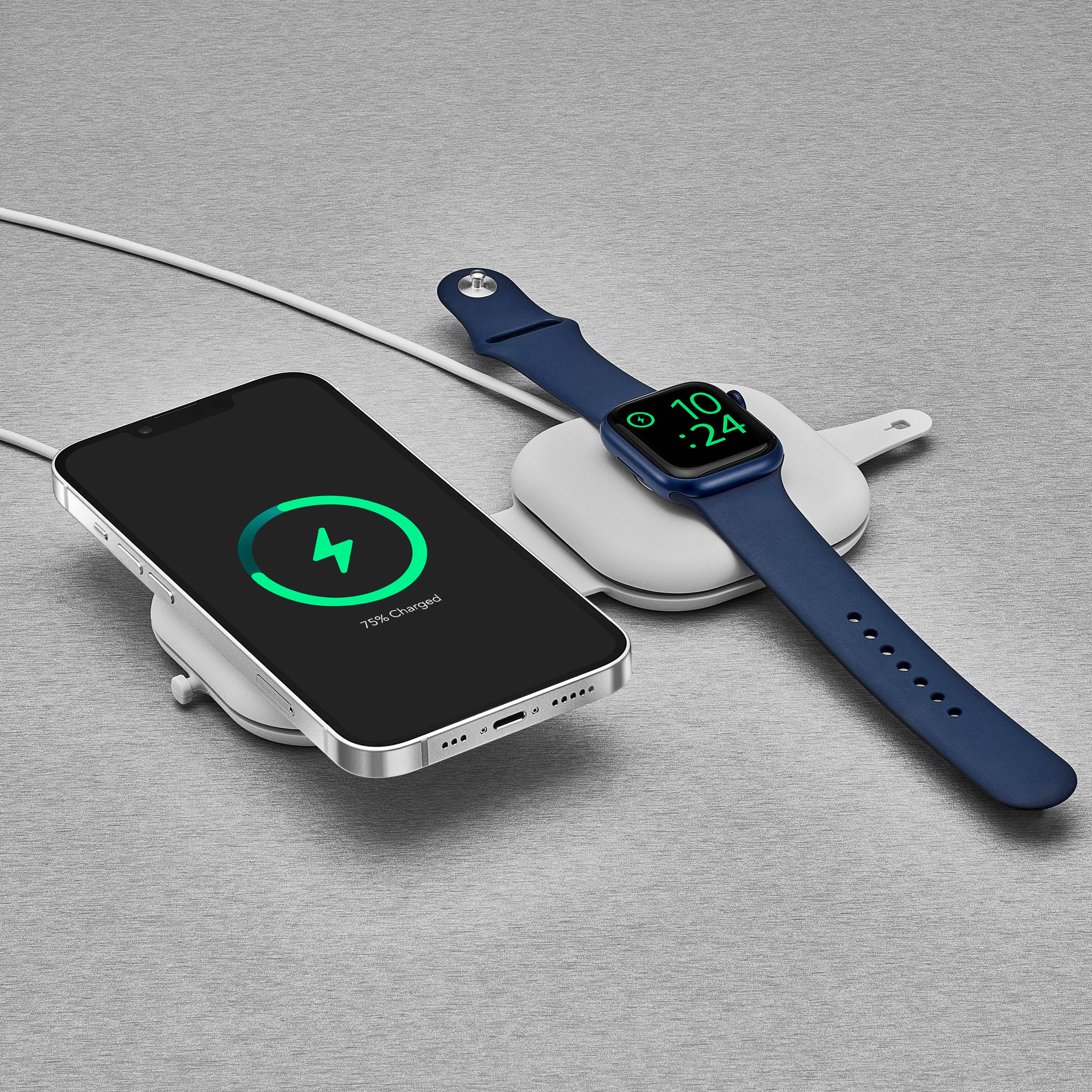 Alt View 13. Best Buy essentials™ - Portable Apple MagSafe & Watch Charger Organizer - Gray.