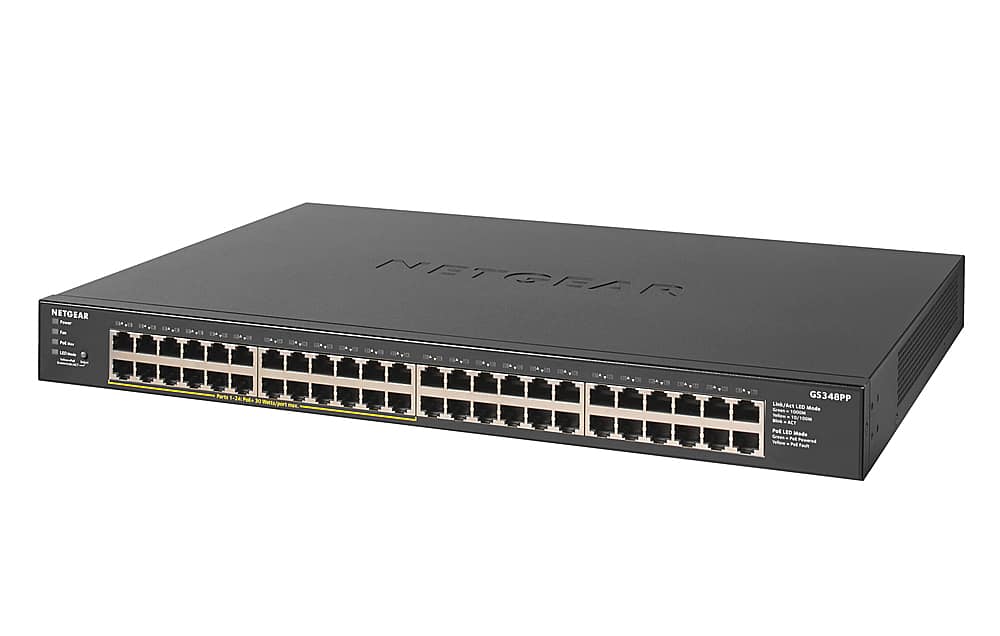 NETGEAR - GS348PP Ethernet Switch - Gray price history on PriceWatchPro