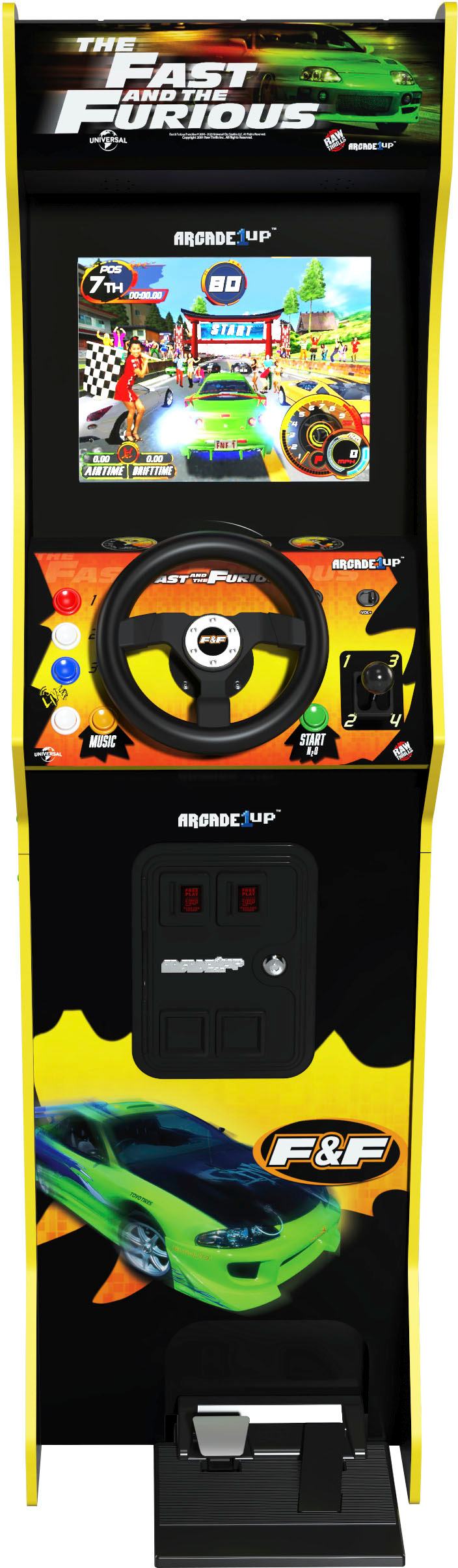 Arcade1up The Fast & The Furious Deluxe Arcade Game