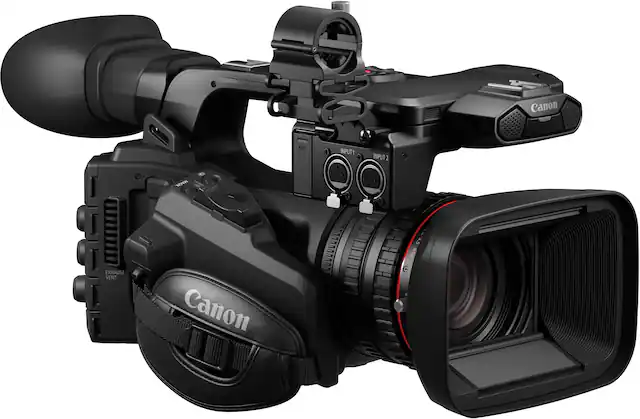 Angle. Canon - XF605 4K UHD Professional Camcorder - Black.