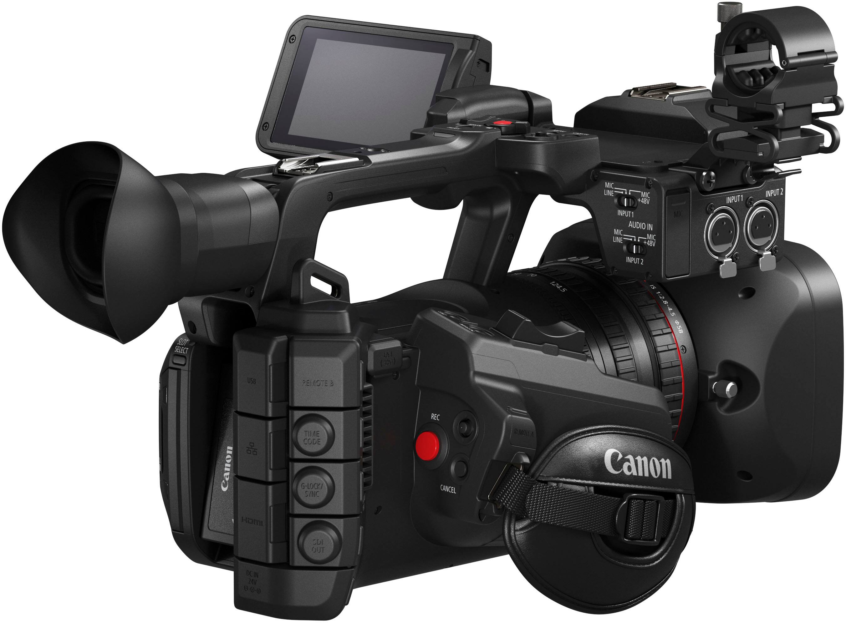 Alt View 13. Canon - XF605 4K UHD Professional Camcorder - Black.