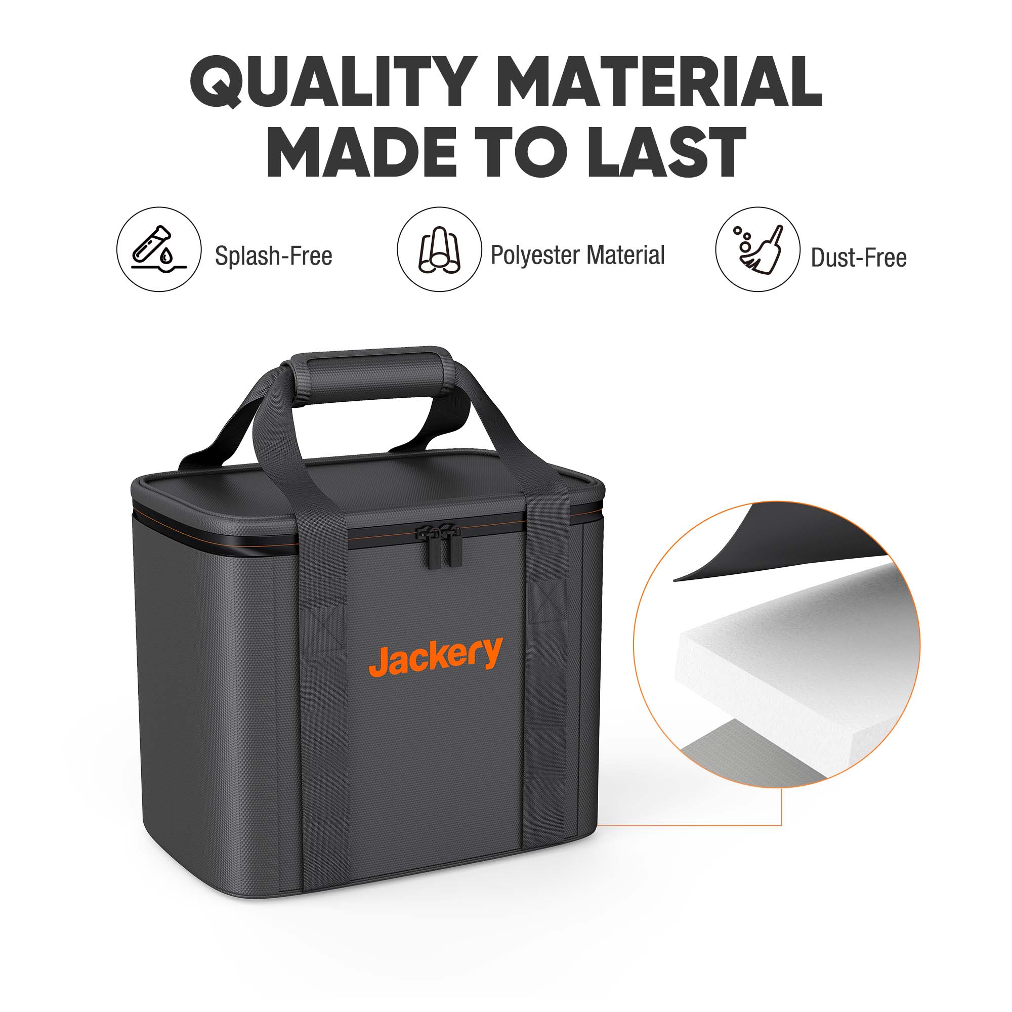 Alt View 2. Jackery - Carrying Case Bag (S Size) for Explorer 290.