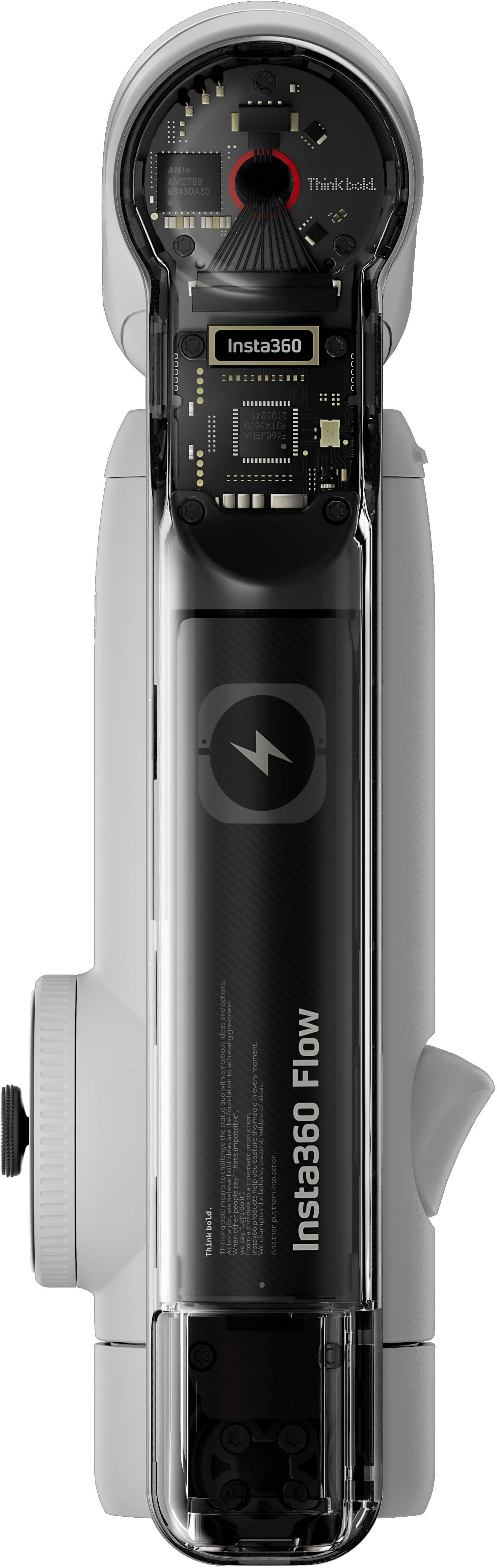 Alt View 13. Insta360 - Flow Standard 3-axis Gimbal Stabilizer for Smartphones with built-in Tripod - Gray.