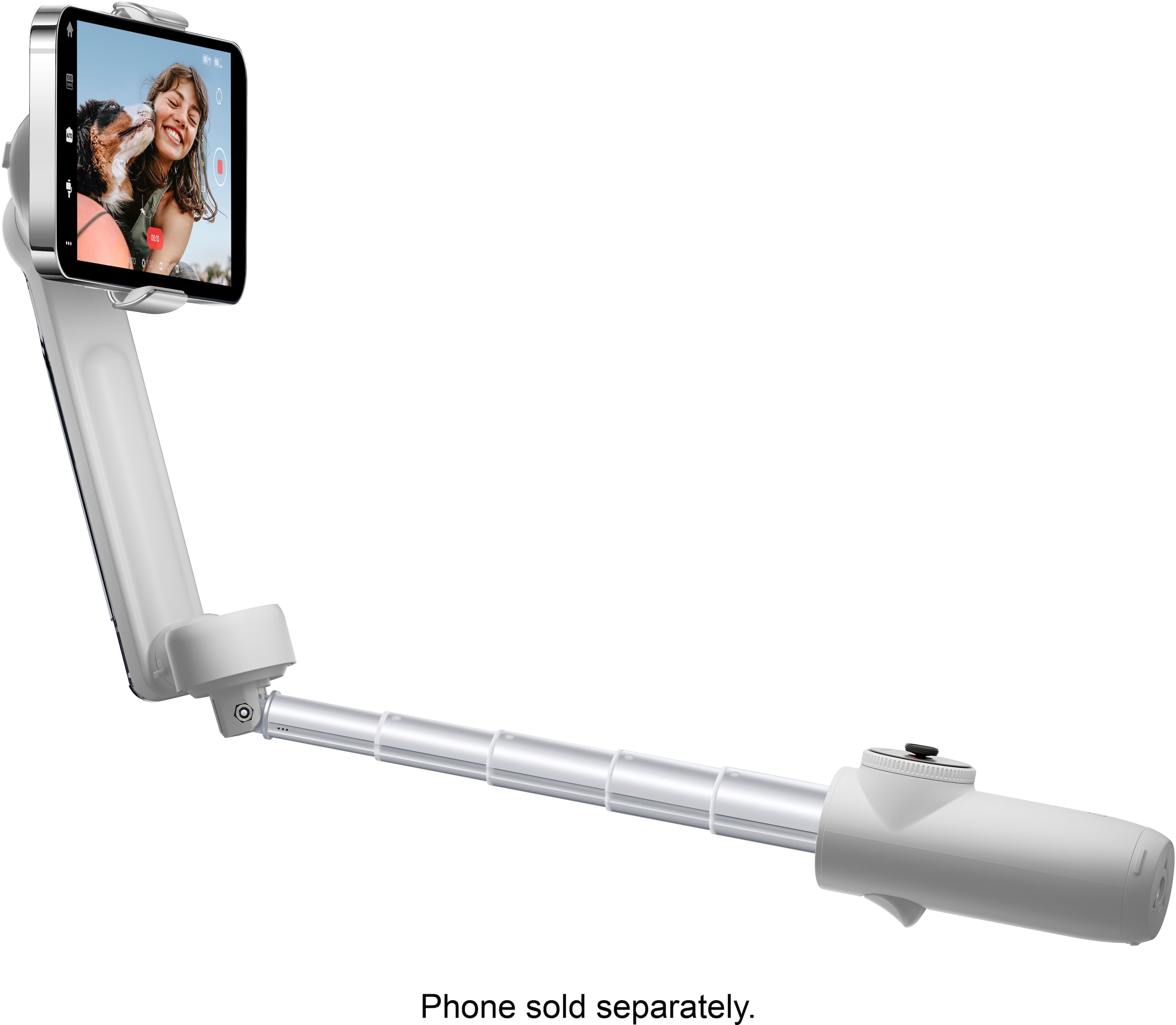 Alt View 15. Insta360 - Flow Standard 3-axis Gimbal Stabilizer for Smartphones with built-in Tripod - Gray.