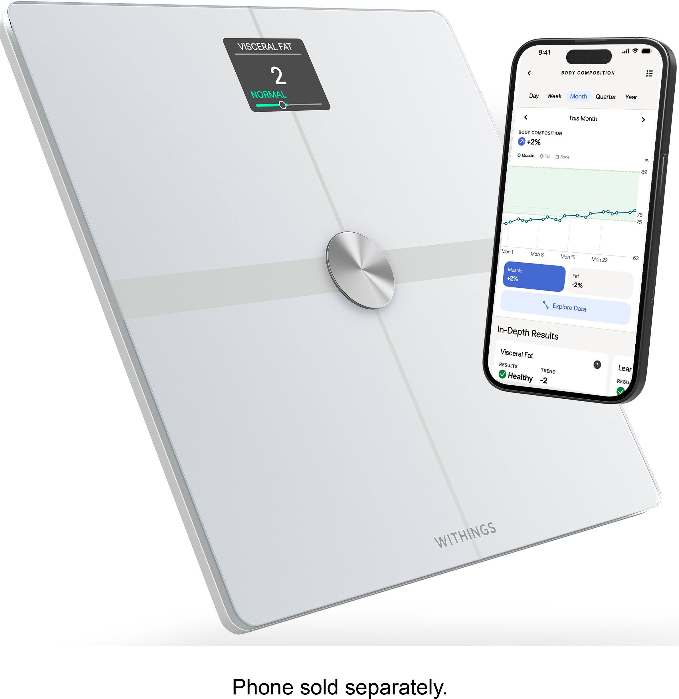 Smart Scale Withings Fitbit Integration Fitbit Charge Withings