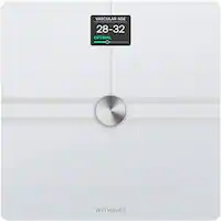 Withings - Body Comp Complete Body Analysis Smart Wi-Fi Scale - White - Angle_Zoom