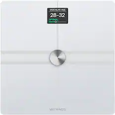 Angle. Withings - Body Comp Complete Body Analysis Smart Wi-Fi Scale - White.