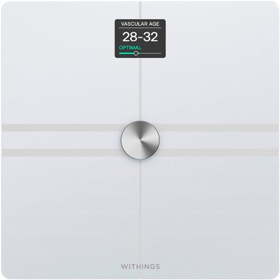 Withings Body+ Body Composition Smart Wi-Fi Scale White  WBS05-WHITE-ALL-INTER - Best Buy