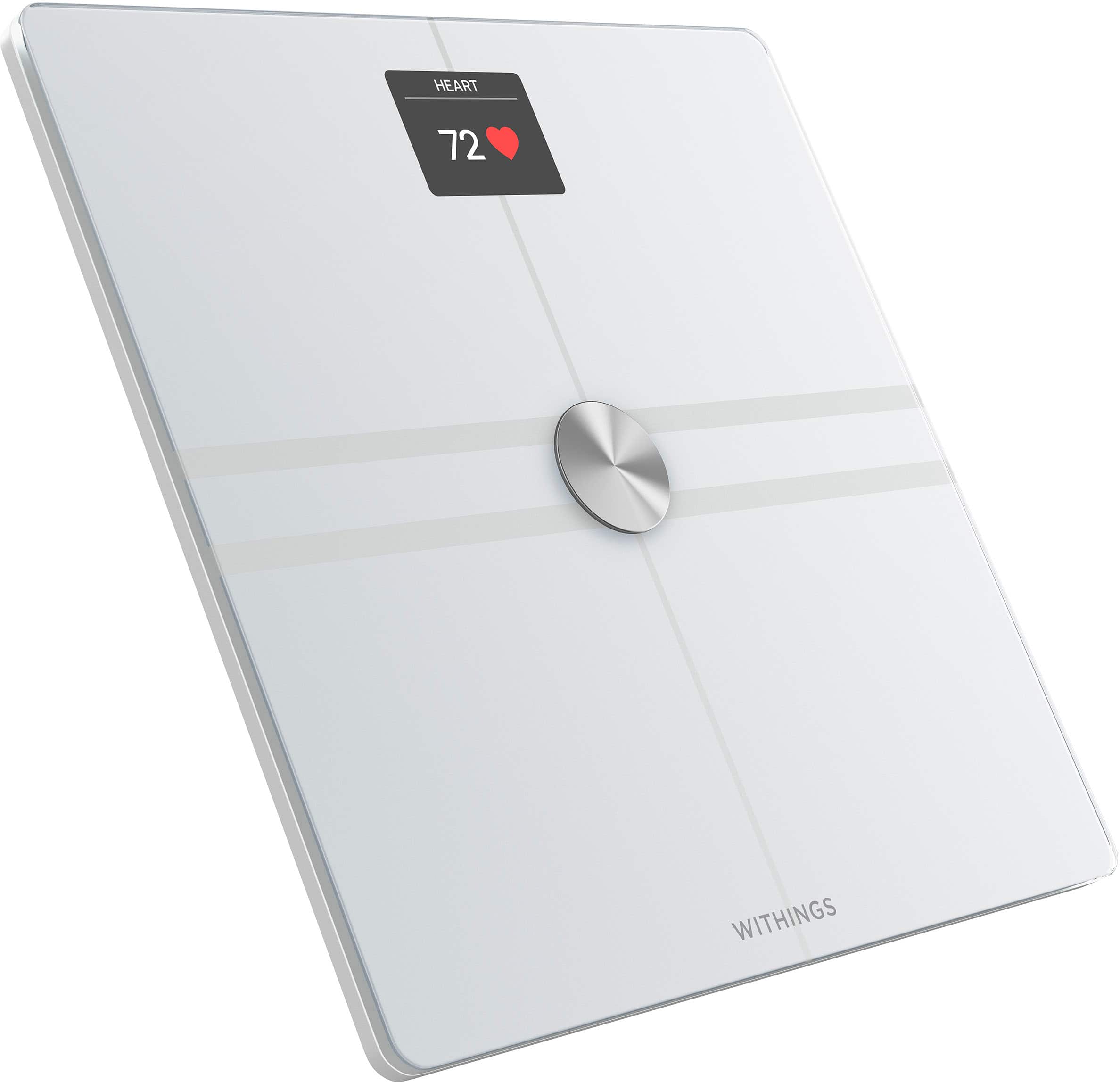 Alt View 11. Withings - Body Comp Complete Body Analysis Smart Wi-Fi Scale - White.