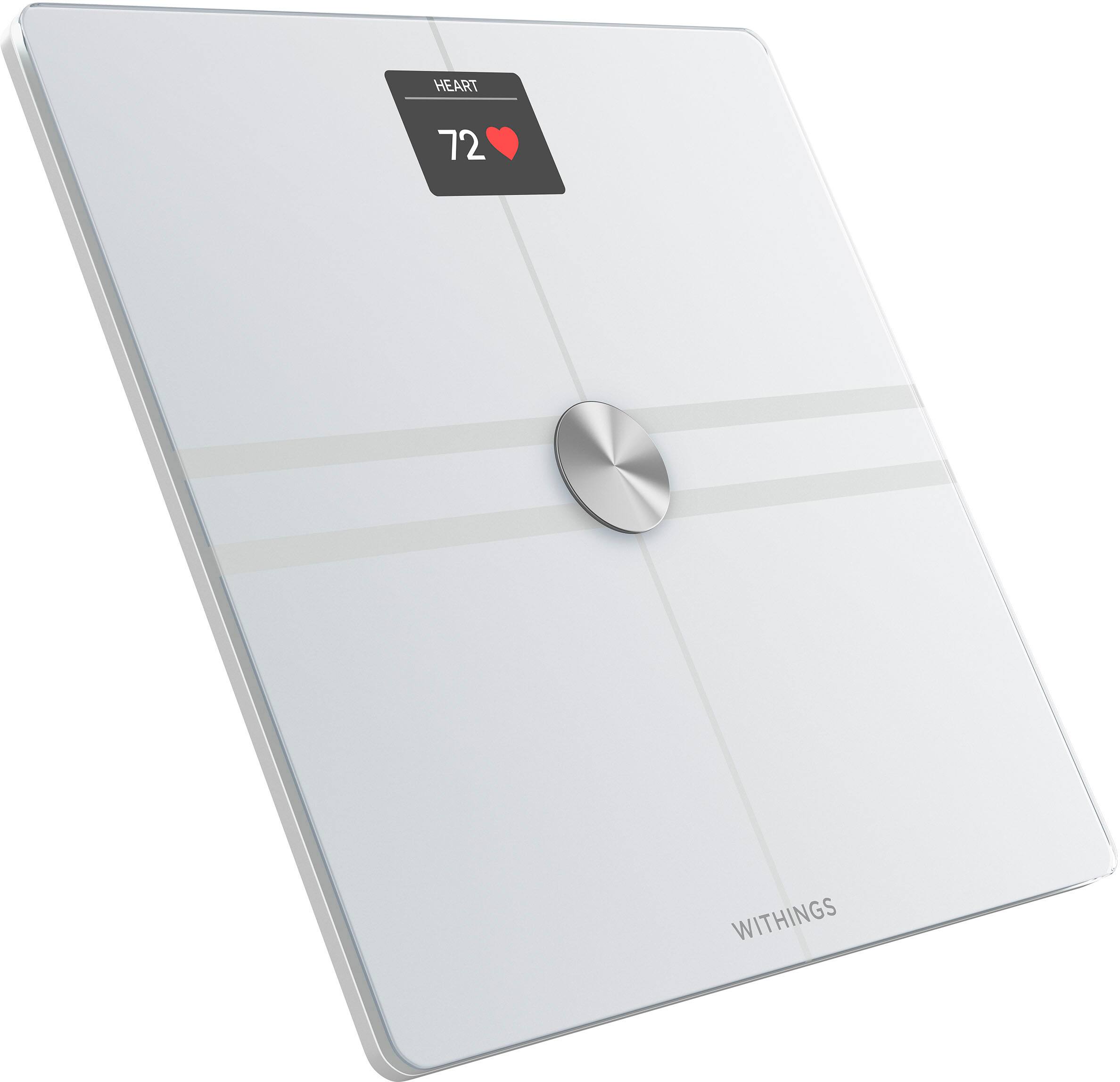 Alt View 11. Withings - Body Comp Complete Body Analysis Smart Wi-Fi Scale - White.