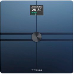 Withings - Body Comp Complete Body Analysis Smart Wi-Fi Scale - Black - Angle_Zoom
