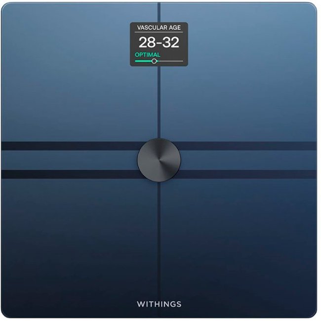 Withings - Body Comp Complete Body Analysis Smart Wi-Fi Scale - Black_0