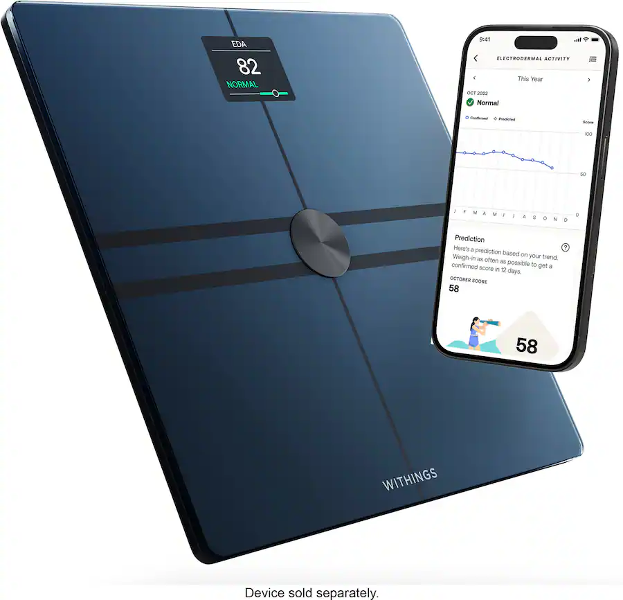 Withings Body Comp Complete Body Analysis Smart Wi Fi Scale Black WBS12 ...