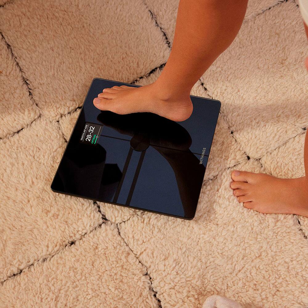 Alt View 14. Withings - Body Comp Complete Body Analysis Smart Wi-Fi Scale - Black.