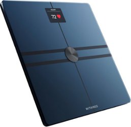 Withings - Body Comp Complete Body Analysis Smart Wi-Fi Scale - Black - Left_Zoom