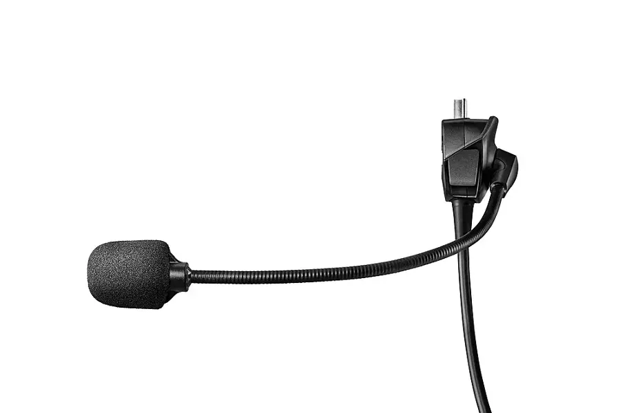 Alt View 20. Bose - A30 Bluetooth Noise Cancelling Over-the-Ear Aviation Headset - Black.