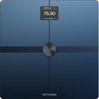 Withings - Body Smart Advanced Body Composition Smart Wi-Fi Scale - Black - Angle_Zoom