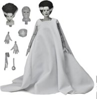 NECA - Universal Monsters 7” Ultimate Action Figure-The Bride of Frankenstein - Black and White - Front_Zoom