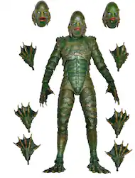 NECA - Universal Monsters 7” Ultimate Action Figure-Creature from the Black Lagoon - Front_Zoom