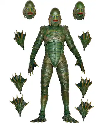 Front. NECA - Universal Monsters 7” Ultimate Action Figure-Creature from the Black Lagoon.
