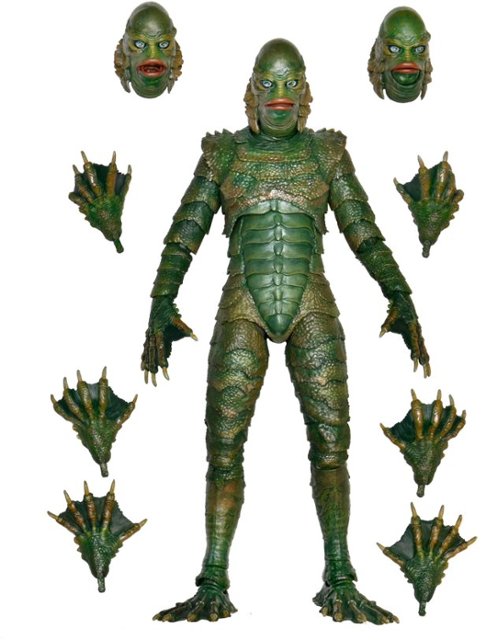 Front Zoom. NECA - Universal Monsters 7”  Ultimate Action Figure-Creature from the Black Lagoon.