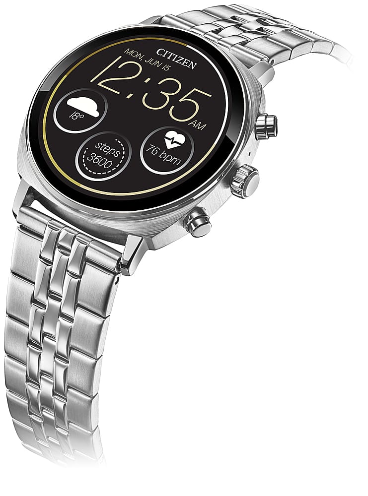 Citizen CZ Smart 41mm Unisex Stainless Steel Casual Smartwatch with