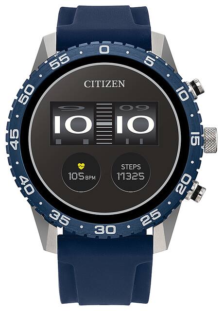 Citizen CZ Smart 45m Unisex Stainless Steel Sport Smartwatch with