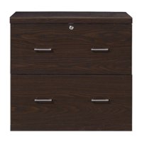 OSP Home Furnishings - Alpine 2-Drawer Lateral File with Lockdowel Fastening System - Espresso - Front_Zoom