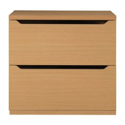 OSP Home Furnishings - Denmark 2-Drawer Lateral File with Lockdowel Fastening System - Natural - Front_Zoom