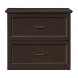 OSP Home Furnishings - Jefferson 2-Drawer Lateral File with Lockdowel Fastening System - Espresso - Front_Zoom