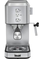 Bella Pro Series - Slim Espresso Machine with 20 Bars of Pressure - Stainless Steel - Front_Zoom