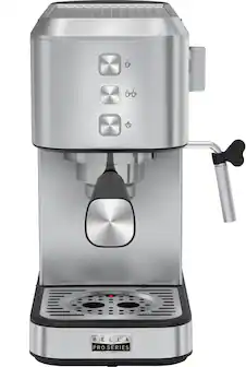 Front. Bella Pro Series - Slim Espresso Machine with 20 Bars of Pressure - Stainless Steel.