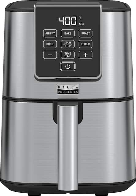 Bella Pro Series 4 qt. Slim Digital Air Fryer Stainless Steel