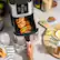 Alt View 1. Bella Pro Series - 4-qt. Slim Digital Air Fryer - Stainless Steel.