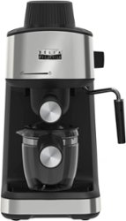 Bella Pro Series - Steam Espresso Machine - Black - Front_Zoom