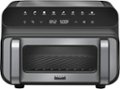 Front. Bella Pro Series - 10.5-qt. 5-in-1 Indoor Grill and Air Fryer - Black.