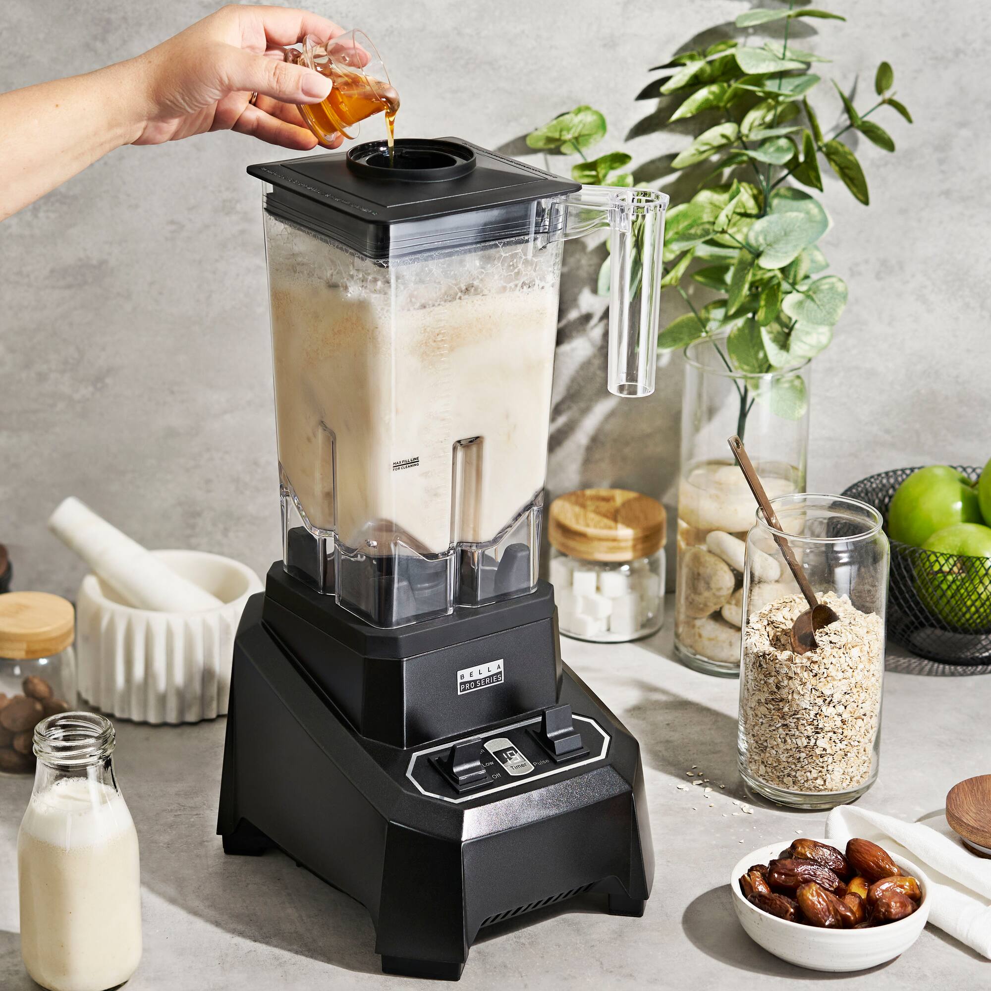 Zoom in on Alt View 11. Bella Pro Series - Precision Max Performance Blender - Black.