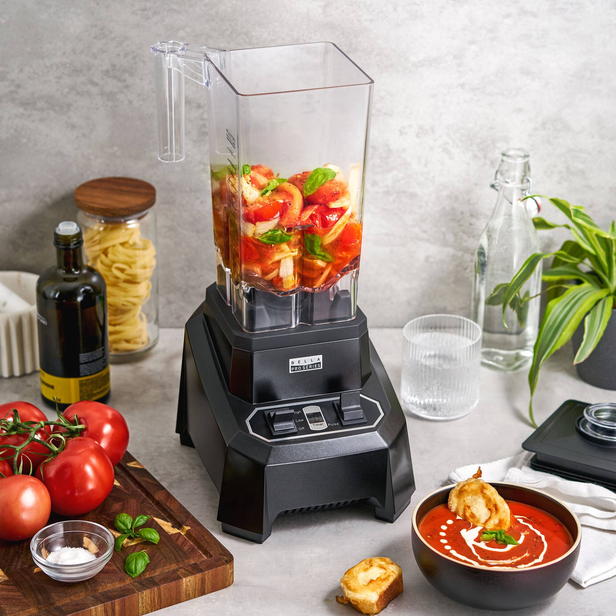 Zoom in on Left. Bella Pro Series - Precision Max Performance Blender - Black.