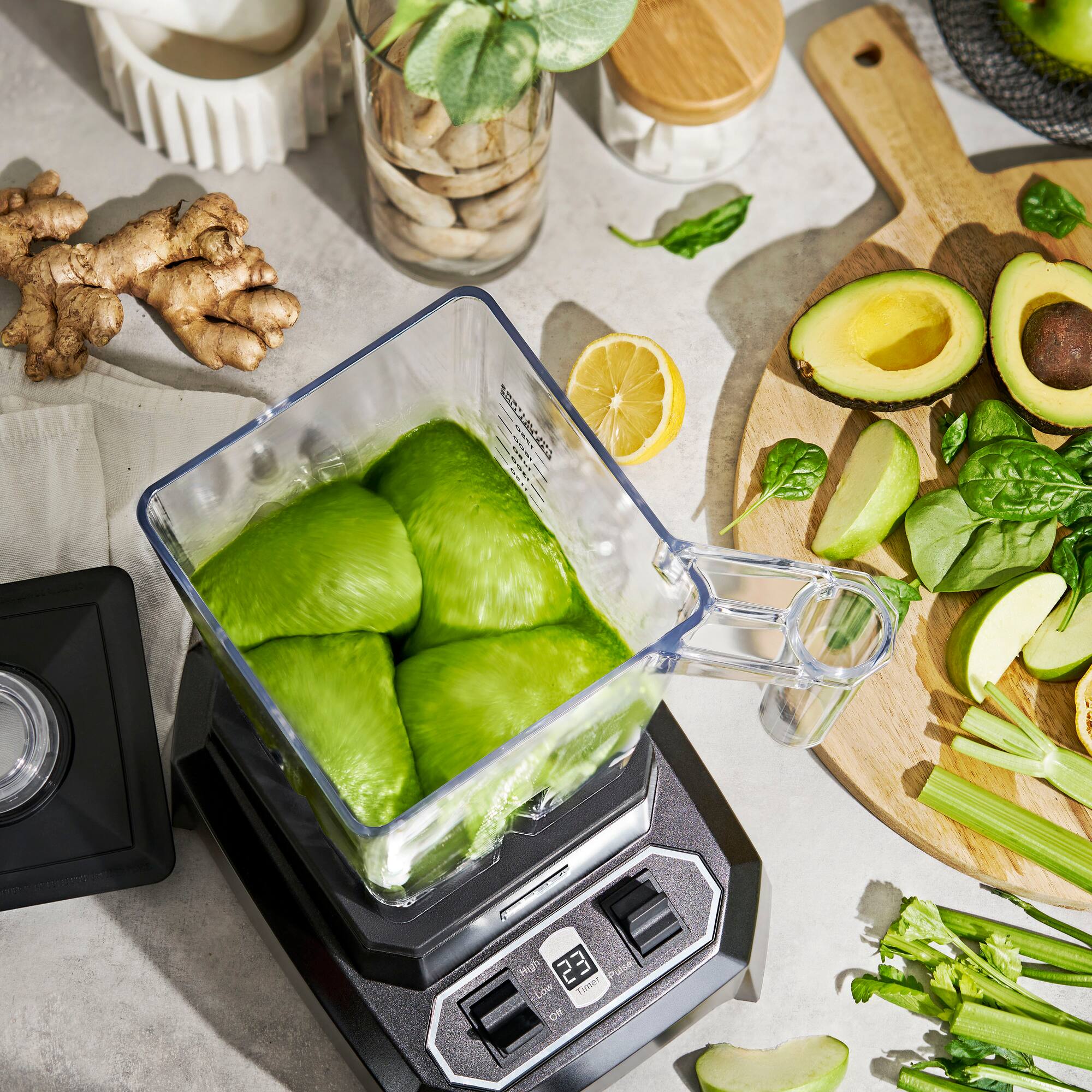 Zoom in on Alt View 12. Bella Pro Series - Precision Max Performance Blender - Black.