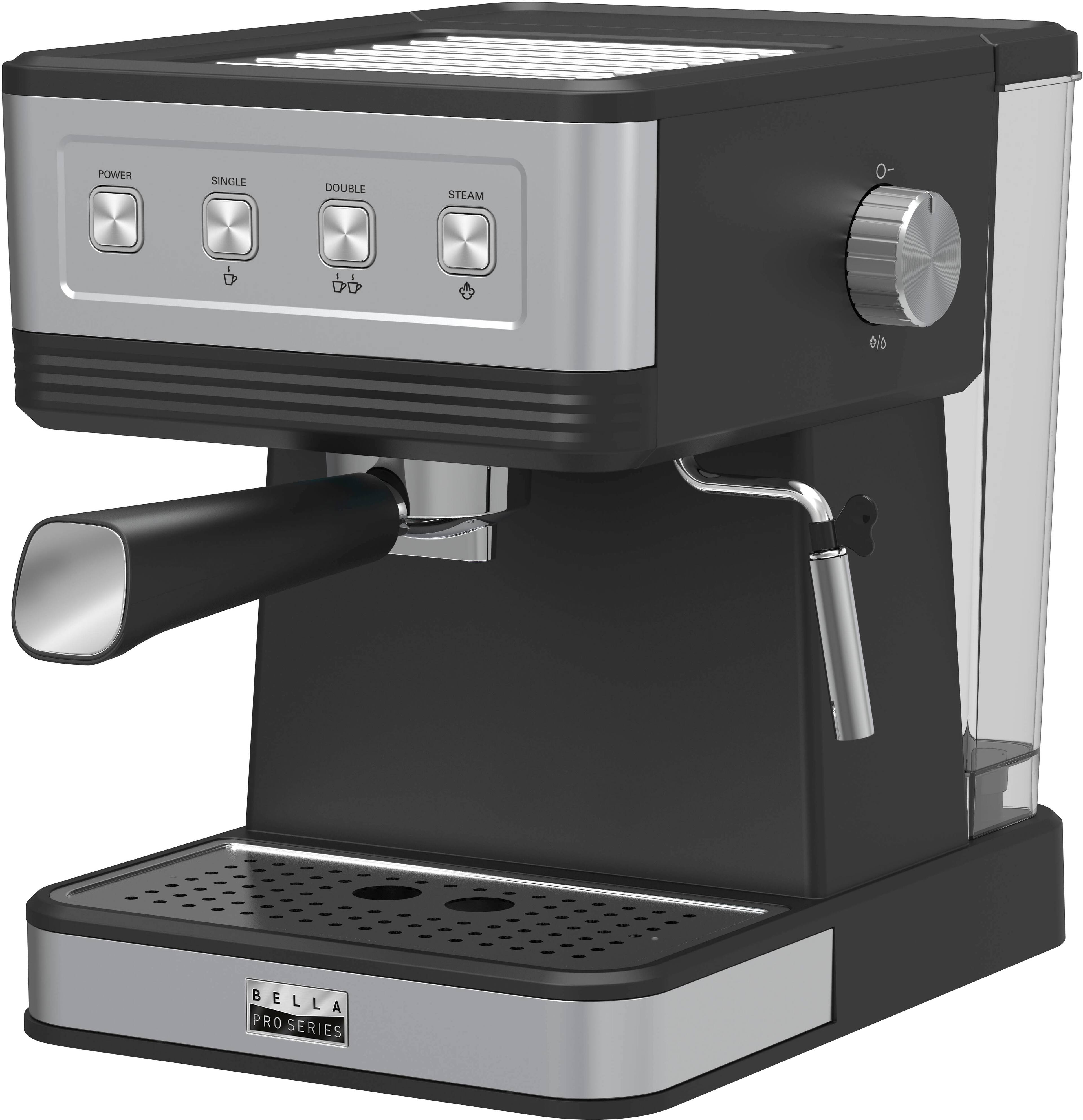 Alt View 13. Bella Pro Series - Espresso Machine with 20 Bars of Pressure - Stainless Steel.